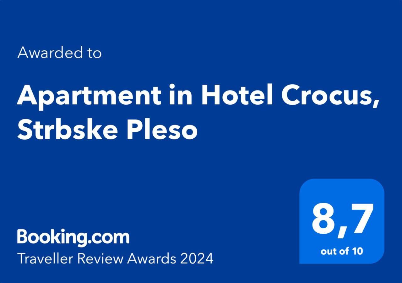 Apartment With Mountain View In Hotel Crocus, Štrbské Pleso 外观 照片