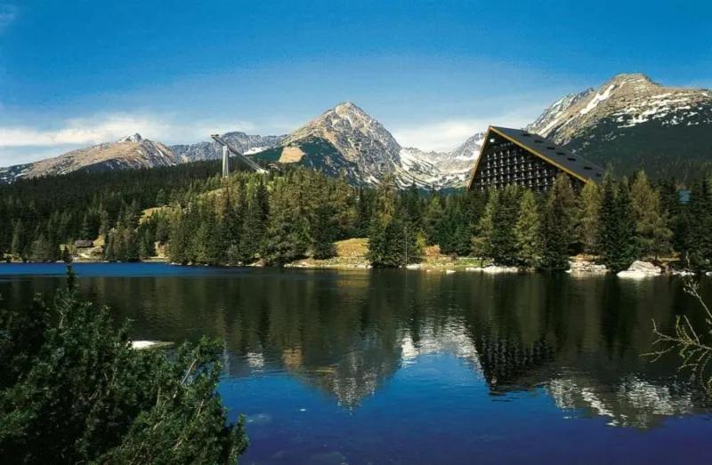 Apartment With Mountain View In Hotel Crocus, Štrbské Pleso 外观 照片